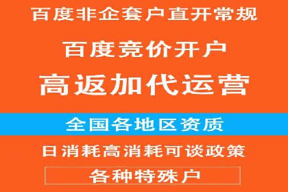 竞价推广开户案例精选解读
